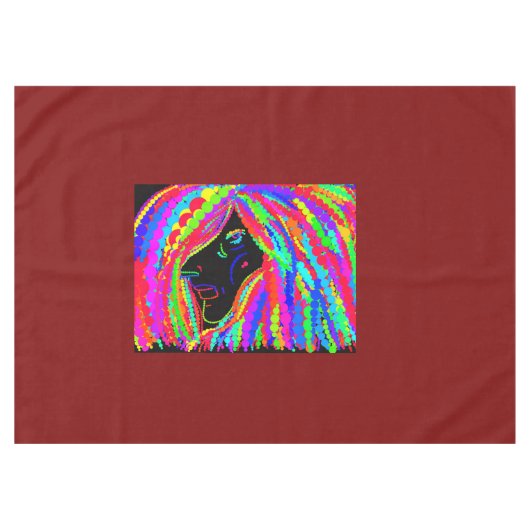 Lady Rainbow Tablecloth テーブルクロス (正面(横))