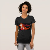 Lady Red Haired Woman Redheaded Girl design Tシャツ (正面フル)