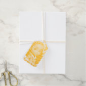 Lady Santa Foil Gift Tag ギフトタグ (麻糸付属)