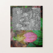 Lady Slipper Orchid Frame写真を追加 ジグソーパズル (縦)