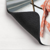 Lady Snowman Hitchhiking with a Florida Sign マウスパッド (コーナー)