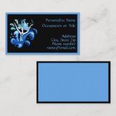 Lady Surrounded by Splashing Water Illustration 名刺 (正面/裏面)