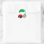 「Lady & The Pillbug」スタンプ ラウンドシール (バッグ)