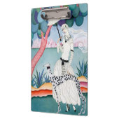Lady with Dalmatian Dog - Helen Dryden クリップボード (左)