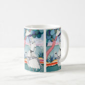 Lady with Dalmatian Dog - Helen Dryden コーヒーマグカップ (正面右)