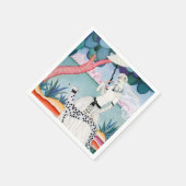 Lady with Dalmatian Dog - Helen Dryden スタンダードカクテルナプキン (角)