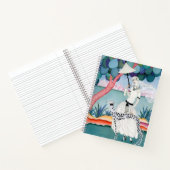 Lady with Dalmatian Dog - Helen Dryden ノートブック (内部)