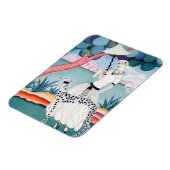 Lady with Dalmatian Dog - Helen Dryden マグネット (左側)