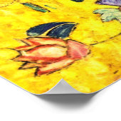 Lady with Fan by Gustavクリムト ポスター (角)