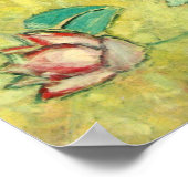 Lady with Fan - Gustav Klimt ポスター (角)