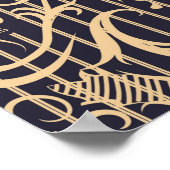 Lady with guitar ポスター (角)