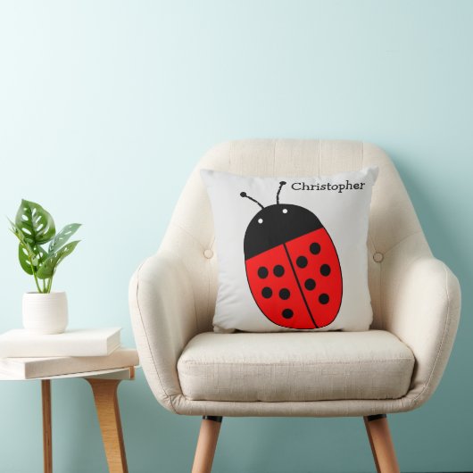 Ladybird Design Personalised クッション (椅子)