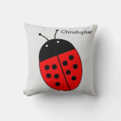 Ladybird Design Personalised クッション (正面)