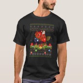 Ladybird  Ugly Santa Riding Ladybird Christmas Tシャツ (正面)