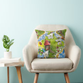 LADYBIRDS AND BUTTERFLIES THROW PILLOW クッション (椅子)