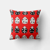 ladybirds pattern クッション (裏面)