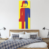 Ladyboy / Tomboyトイレ⚠タイのサイン⚠ キャンバスプリント (インサイチュ (寝室))