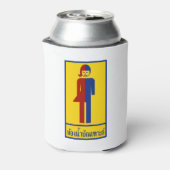 Ladyboy / Tomboyトイレ⚠タイのサイン⚠ 缶クーラー (缶裏面)