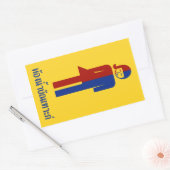 Ladyboy / Tomboyトイレ⚠タイのサイン⚠ 長方形シール (封筒)