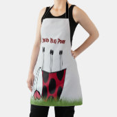 Ladybugおもしろい Dead Bug Yoga Pose エプロン (インサイチュ)