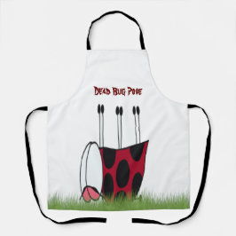Ladybugおもしろい Dead Bug Yoga Pose エプロン