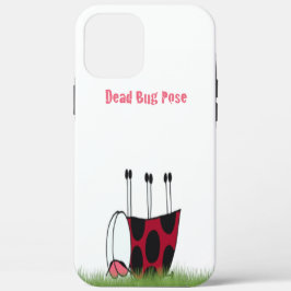 Ladybugおもしろい Dead Bug Yoga Pose iPhone 12 Pro Max ケース