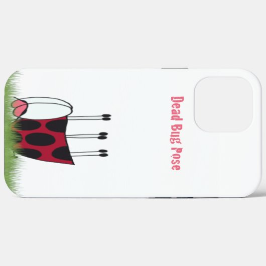 Ladybugおもしろい Dead Bug Yoga Pose Case-Mate iPhoneケース (裏面 (横))