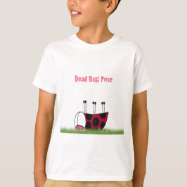 Ladybugおもしろい Dead Bug Yoga Pose Tシャツ