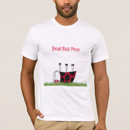 Ladybugおもしろい Dead Bug Yoga Pose Tシャツ