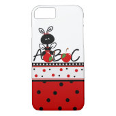 Ladybugと水玉模様先生のiPhone 7ケース Case-Mate iPhoneケース (裏面)