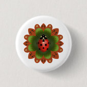 Ladybugの丸ボタン 缶バッジ (正面)