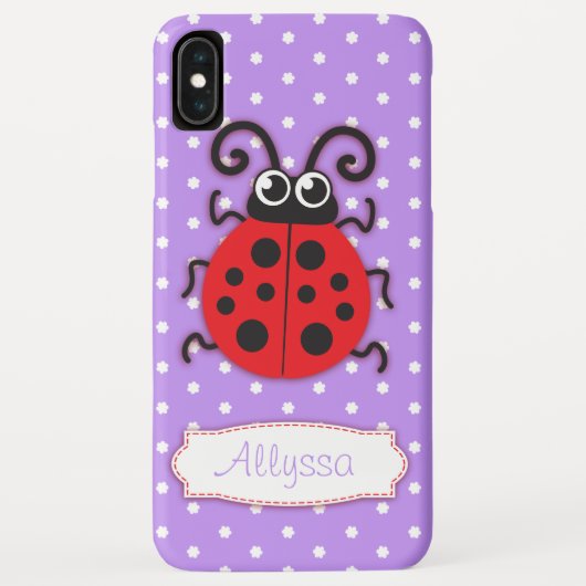 Ladybugの女の子がグリーンipod touch caseと呼ぶ Case-Mate iPhoneケース (裏面)