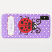 Ladybugの女の子がグリーンipod touch caseと呼ぶ Case-Mate iPhoneケース (裏面(横))
