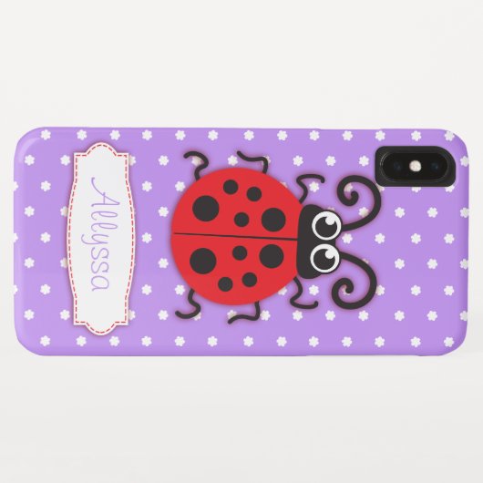 Ladybugの女の子がグリーンipod touch caseと呼ぶ Case-Mate iPhoneケース (裏面(横))