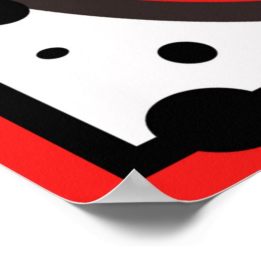 Ladybugキャンバス印刷 ポスター (角)