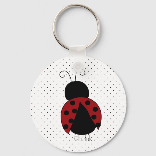 Ladybugキーチェーン キーホルダー (正面)