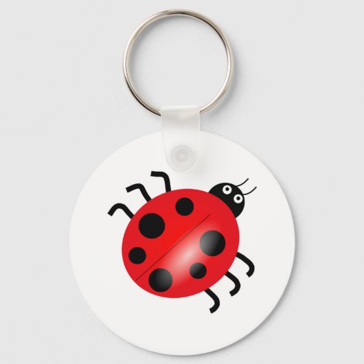 Ladybugキーチェーン キーホルダー (正面)