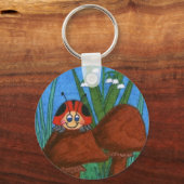 Ladybugキーチェーン キーホルダー (正面)