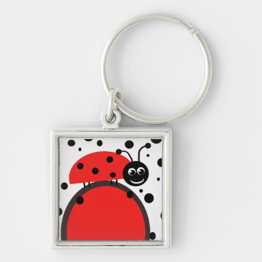 Ladybugキーチェーン キーホルダー (正面)