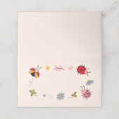 Ladybugテーマパーティーフードラベル プレイスカード (外部開封)