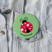 Ladybugデザインボタン 缶バッジ (インサイチュ)