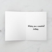 Ladybugハッピーバースデーグリーティングカード カード (内部)