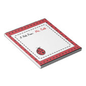 Ladybugパーソナライズされたメモ帳 ノートパッド (アングル)