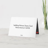 Ladybugフレームカード カード (裏面)