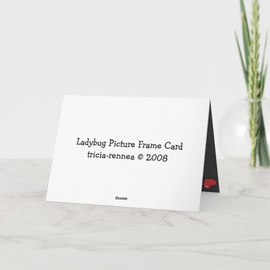 Ladybugフレームカード カード (裏面)