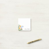 Ladybugフローラブルーベルズバターカップスティッキー ポストイット (デスク上)