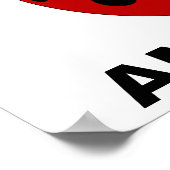 LADYBUGポスターカスタマイズデザイン(任意の名前) ポスター (角)