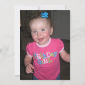 Ladybugポストカードバースデーパーティーの招待 招待状 (裏面)