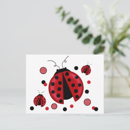 Ladybugポストカード ポストカード (スタンド正面)