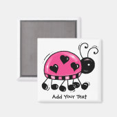 Ladybugマグネット – SRF マグネット (正面/裏面)